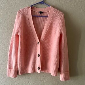 Talbots Pink Cardigan Sweater